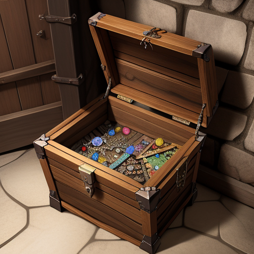 You found nothing of value in the chest.