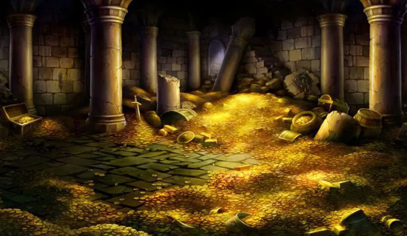 The treasure chests and high piles of gold call your name, perhaps there's something worth taking here...