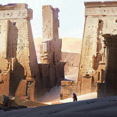 You discovered ancient ruins in the desert, at first glance they look abandoned. You decide to explore them in search of forgotten treasures, let's hope that all traps are disabled now...