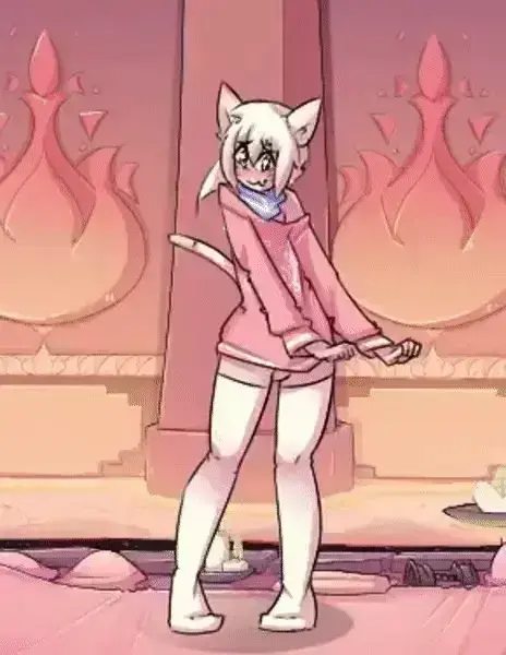 Force her to dance in Cat Cosplay!