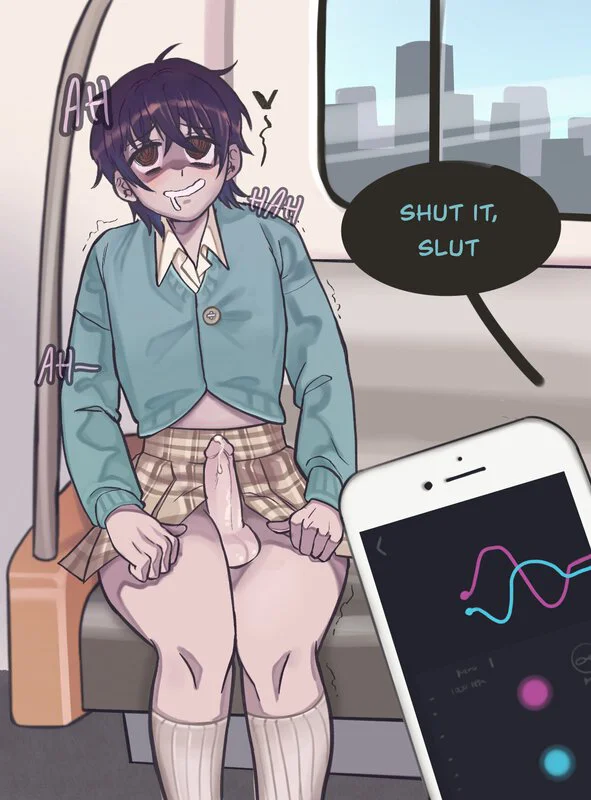 You can't believe they agreed to ride the subway with a Lovense plugged into them. So you crank it to max to see them squirm.