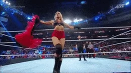 You seductively bend over the ropes, showing off your perfectly toned ass. 