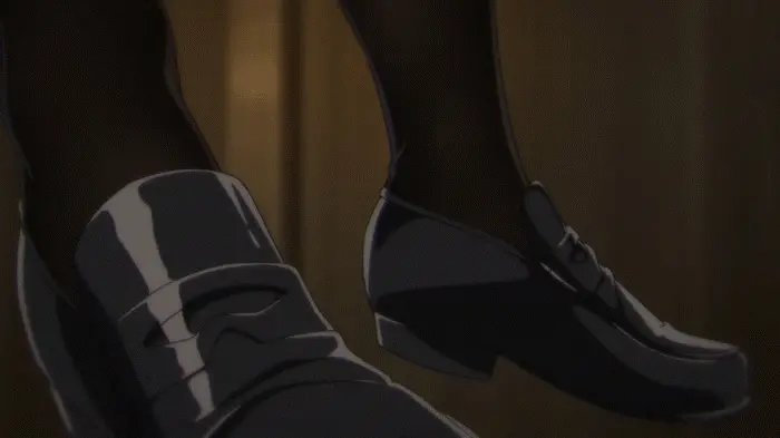 Chaussures retirées