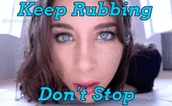 Cum but don't stop 