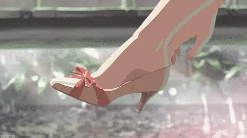 Chaussures retirées