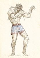 Croaker - Competitive fighter always looking for a good match.  I tend to try and dominate the match but if you can fight against your desire to submit things get very interesting. You might even be able to turn...